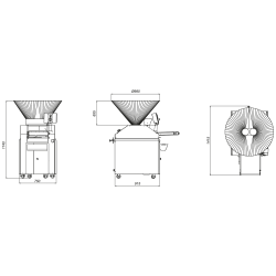 BHK-E Industrial Type Volumetric Divider 