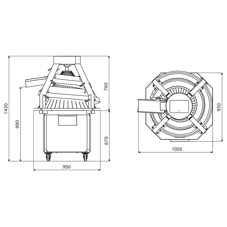 Modelator Rotund Conic BKM